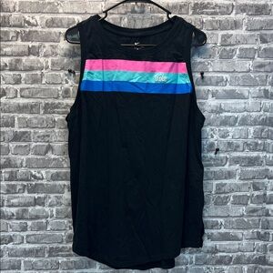 Nike‎ Women's sleeveless Tee with Pink and Blue Accents